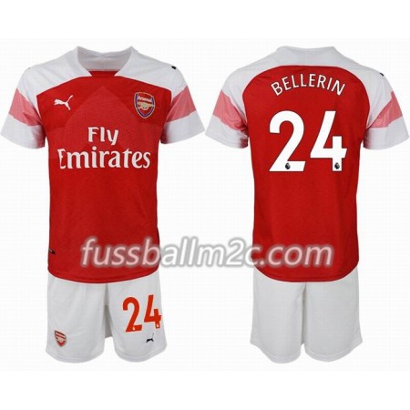 Fußballtrikots Arsenal BELLERIN 24 Kinder Heim Trikotsatz 2018-2019